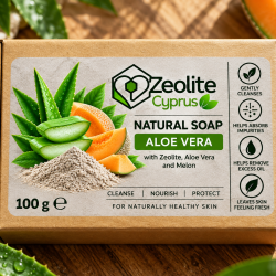 Zeolite Natural Soap – Aloe Vera