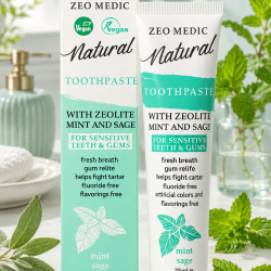 Zeo Medic Natural Toothpaste – Mint and Sage