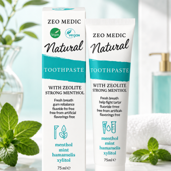 Zeo Medic Natural Toothpaste – Strong Menthol