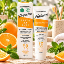 Zeo Medic Natural Toothpaste – Orange 75ml