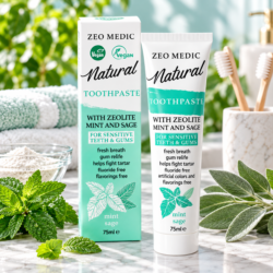 Zeo Medic Natural Toothpaste – Mint and Sage 75ml